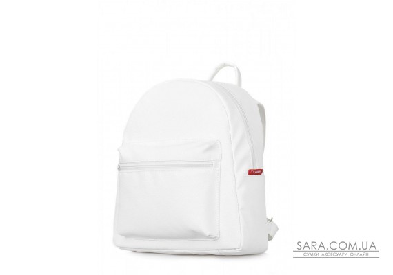 Рюкзак жіночий POOLPARTY Xs.білий (xs-pu-white)