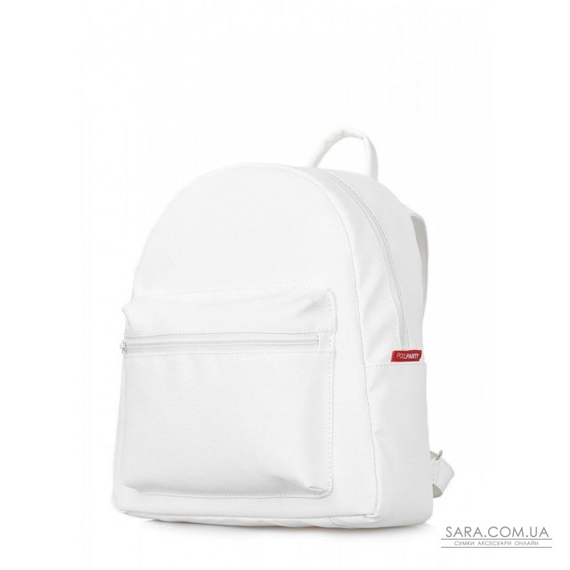 Рюкзак жіночий POOLPARTY Xs.білий (xs-pu-white) Рюкзак жіночий POOLPARTY Xs.білий (xs-pu-white)