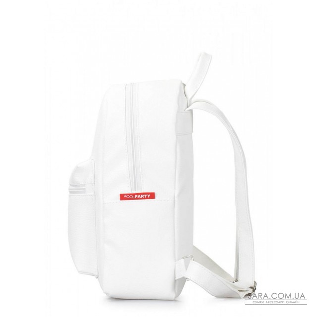Рюкзак жіночий POOLPARTY Xs.білий (xs-pu-white) Рюкзак жіночий POOLPARTY Xs.білий (xs-pu-white)
