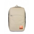 Рюкзак для ручної поклажі POOLPARTY Hub 40x25x20см Ryanair / Wizz Air / МАУ бежевий (hub-beige)