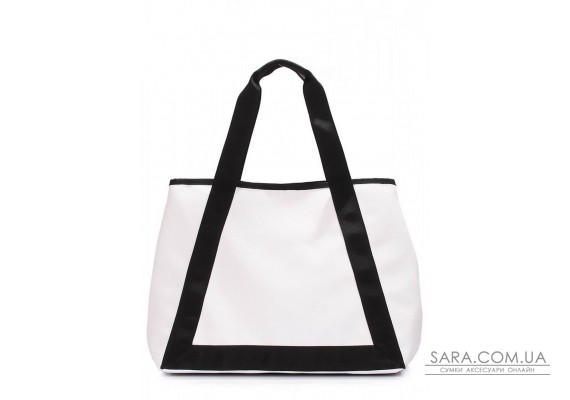 Біла повсякденна сумка POOLPARTY Laguna зі штучної шкіри (laguna-pu-white)