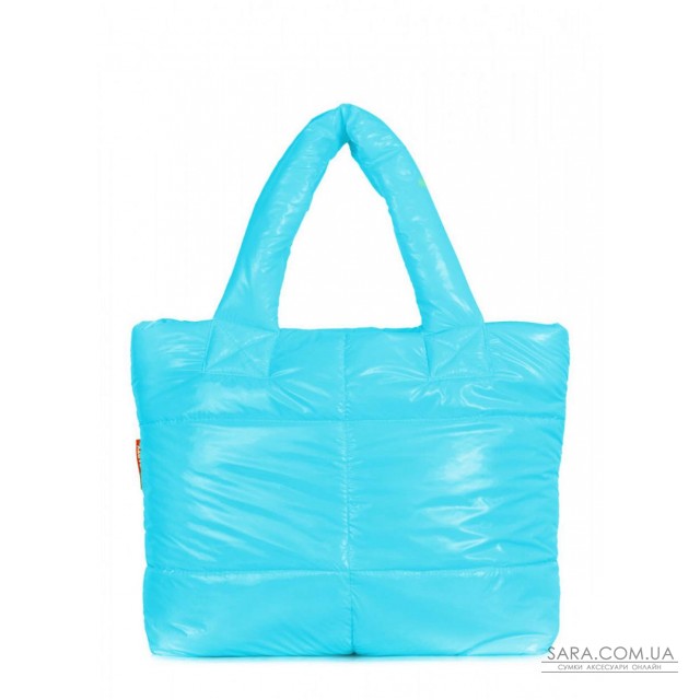Дута стьобана сумка POOLPARTY Fluffy неонова блакитна (fluffy-neon-blue) Дута стьобана сумка POOLPARTY Fluffy неонова блакитна (fluffy-neon-blue)