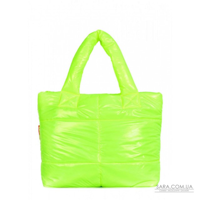 Дута стьобана сумка POOLPARTY Fluffy неонова салатова (fluffy-neon-salad) Дута стьобана сумка POOLPARTY Fluffy неонова салатова (fluffy-neon-salad)