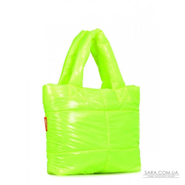 Дута стьобана сумка POOLPARTY Fluffy неонова салатова (fluffy-neon-salad) Дута стьобана сумка POOLPARTY Fluffy неонова салатова (fluffy-neon-salad)