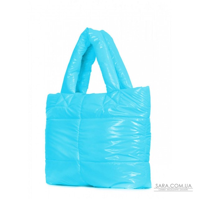 Дута стьобана сумка POOLPARTY Fluffy неонова блакитна (fluffy-neon-blue) Дута стьобана сумка POOLPARTY Fluffy неонова блакитна (fluffy-neon-blue)