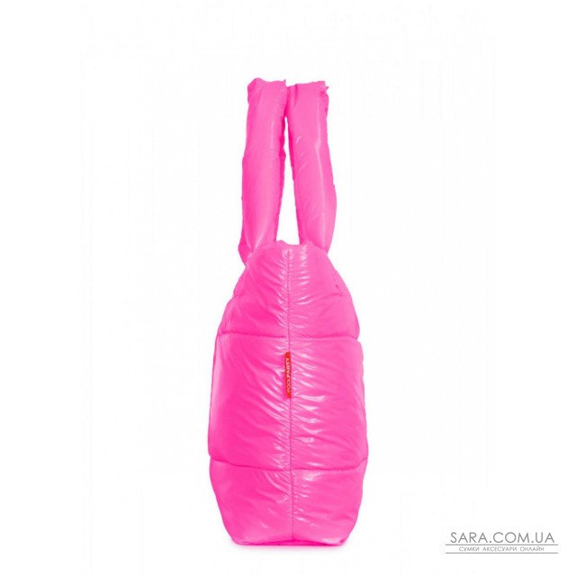 Дута стьобана сумка POOLPARTY Fluffy неонова малинова (fluffy-neon-pink) Дута стьобана сумка POOLPARTY Fluffy неонова малинова (fluffy-neon-pink)