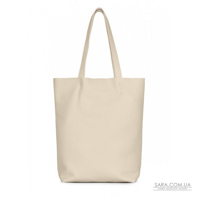 Жіноча шкіряна сумка POOLPARTY Iconic бежева (iconic-beige) Жіноча шкіряна сумка POOLPARTY Iconic бежева (iconic-beige)