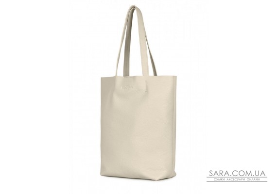 Жіноча шкіряна сумка POOLPARTY Iconic бежева (iconic-beige)