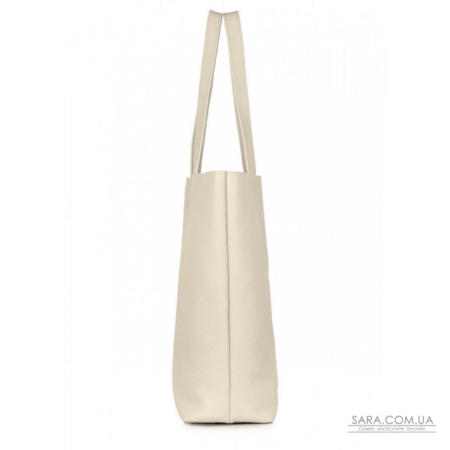 Жіноча шкіряна сумка POOLPARTY Iconic бежева (iconic-beige) Жіноча шкіряна сумка POOLPARTY Iconic бежева (iconic-beige)