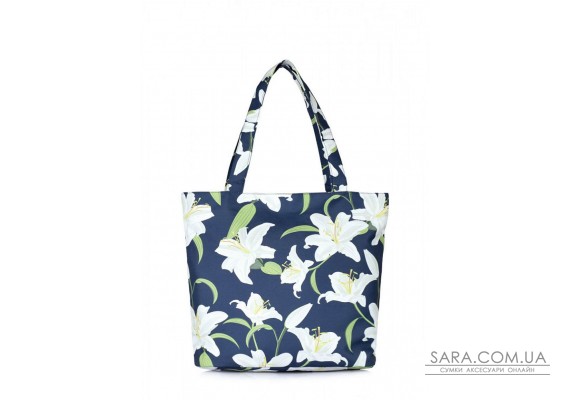 Жіноча текстильна сумка POOLPARTY Select з ліліями (select-lily)