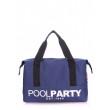 Бавовняна сумка POOLPARTY Universal синя (pool-12-darkblue)