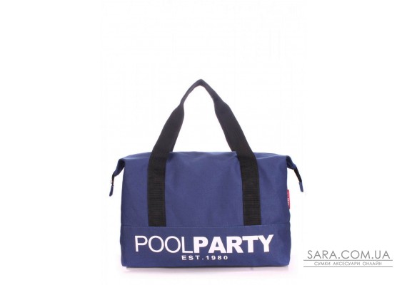 Бавовняна сумка POOLPARTY Universal синя (pool-12-darkblue)