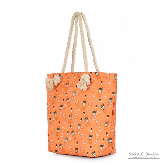 Літня сумка POOLPARTY Anchor з принтом апероль (anchor-aperitivo) Літня сумка POOLPARTY Anchor з принтом апероль (anchor-aperitivo)