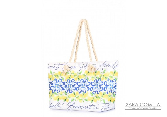 Літня сумка POOLPARTY Bella з італійським орнаментом (bella-majolica)