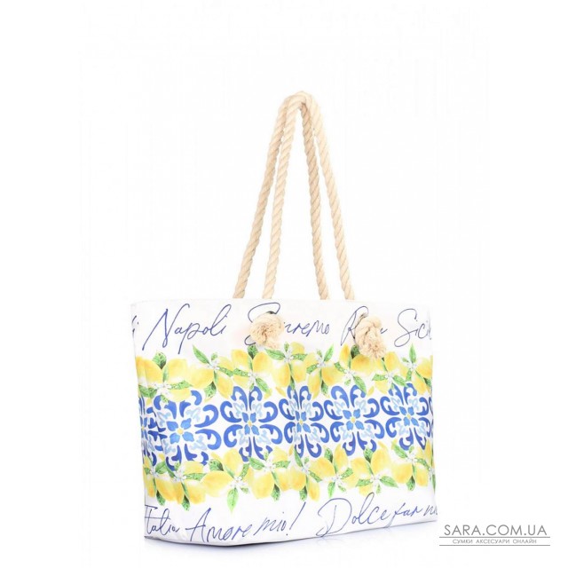 Літня сумка POOLPARTY Bella з італійським орнаментом (bella-majolica) Літня сумка POOLPARTY Bella з італійським орнаментом (bella-majolica)