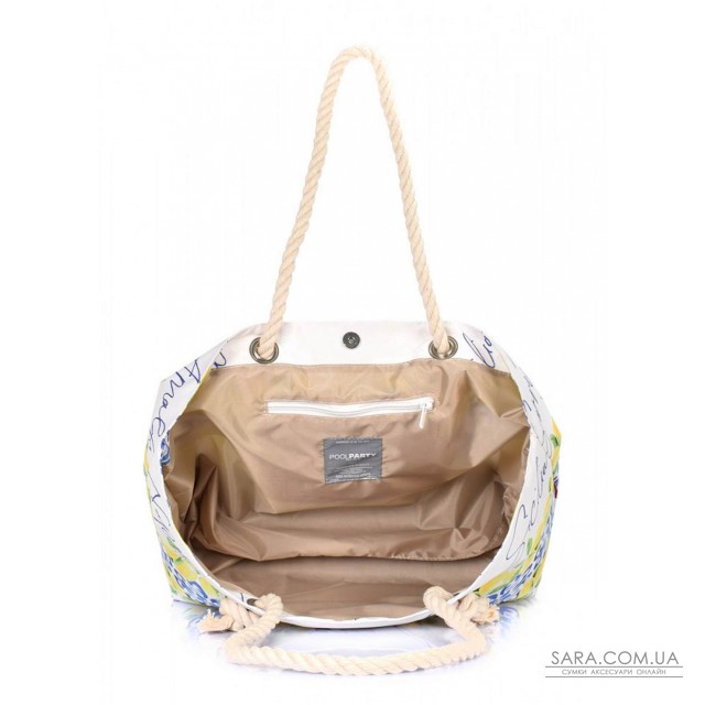 Літня сумка POOLPARTY Bella з італійським орнаментом (bella-majolica) Літня сумка POOLPARTY Bella з італійським орнаментом (bella-majolica)