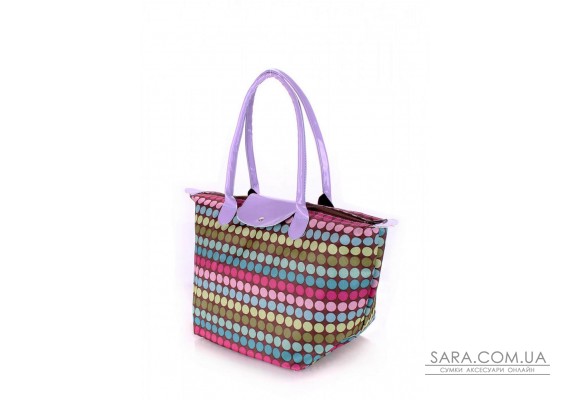 Сумка POOLPARTY в горошок з клапаном (pool80-dots)