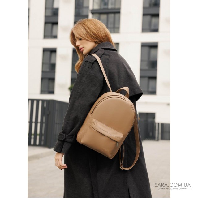 Женский рюкзак Sambag Brix Classic кофейный Женский рюкзак Sambag Brix Classic кофейный