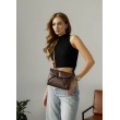 Жіноча сумка через плече Sambag Rose шоколадна