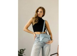 Жіноча сумка через плече Sambag Rose блакитна