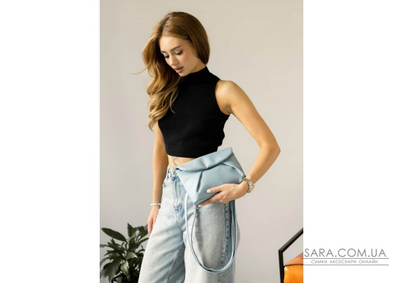 Жіноча сумка через плече Sambag Rose блакитна