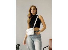 Жіноча сумка через плече Sambag Rose біла