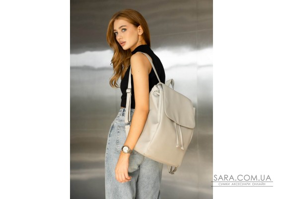 Женский рюкзак Sambag Loft LN серый шелк