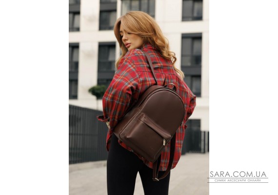 Женский рюкзак Sambag Brix Classic шоколадный