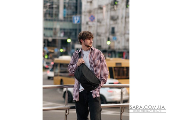 Чоловіча cумка-бананка під ноутбук Sambag Urban Laptop