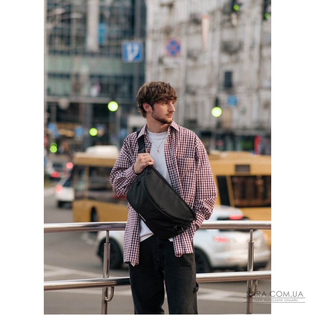 Чоловіча cумка-бананка під ноутбук Sambag Urban Laptop Чоловіча cумка-бананка під ноутбук Sambag Urban Laptop