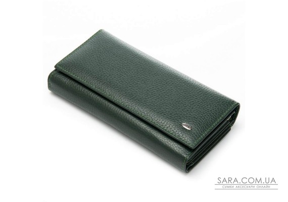 Гаманець Шкіряний Жіночий Classic DR. BOND W46-2 green