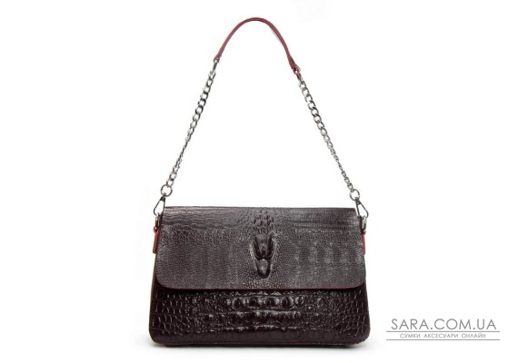 Сумка Шкіряна Жіноча Класична ALEX RAI 9346 bordo