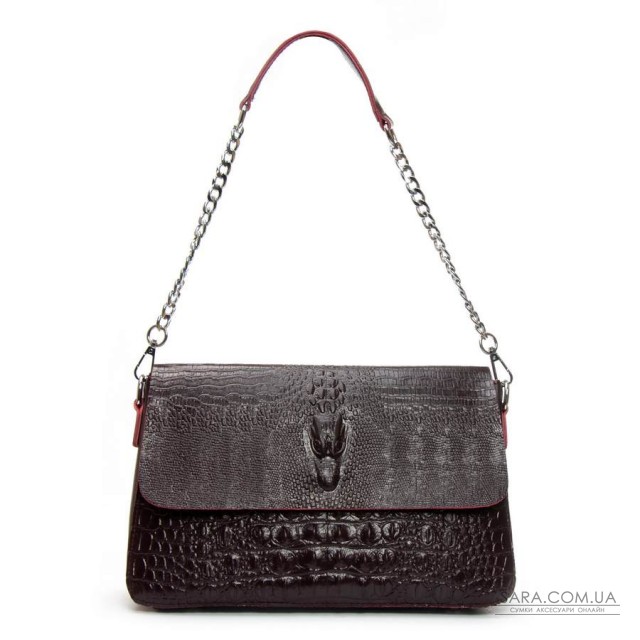 Сумка Шкіряна Жіноча Класична ALEX RAI 9346 bordo Сумка Шкіряна Жіноча Класична ALEX RAI 9346 bordo