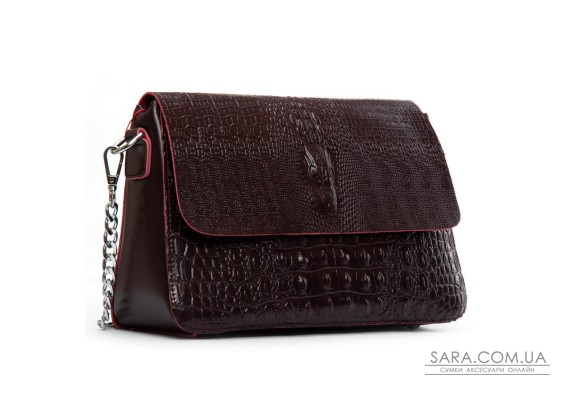 Сумка Шкіряна Жіноча Класична ALEX RAI 9346 bordo