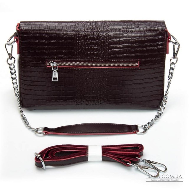 Сумка Шкіряна Жіноча Класична ALEX RAI 9346 bordo Сумка Шкіряна Жіноча Класична ALEX RAI 9346 bordo