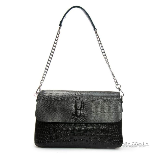 Сумка Шкіряна Жіноча Класична ALEX RAI 9346 black Сумка Шкіряна Жіноча Класична ALEX RAI 9346 black