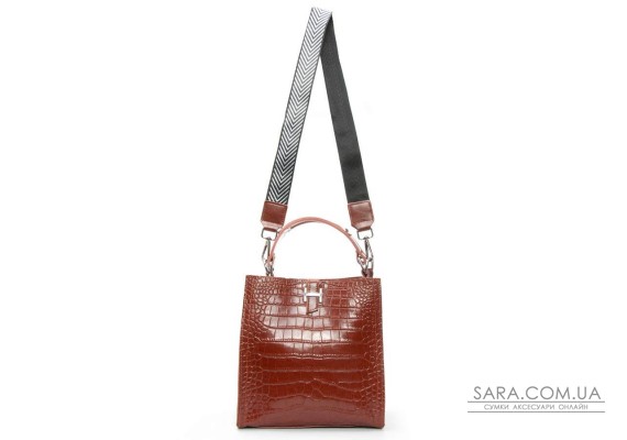 Сумка Шкіряна Жіноча Класична ALEX RAI 9701 camel