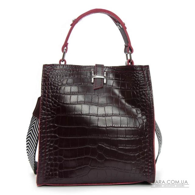 Сумка Шкіряна Жіноча Класична ALEX RAI 9701 bordo Сумка Шкіряна Жіноча Класична ALEX RAI 9701 bordo