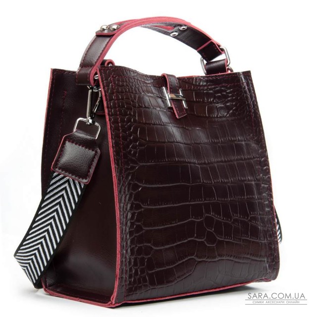 Сумка Шкіряна Жіноча Класична ALEX RAI 9701 bordo Сумка Шкіряна Жіноча Класична ALEX RAI 9701 bordo