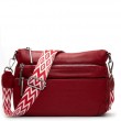 Сумка Шкіряна Жіноча Класична ALEX RAI 8269 wine red