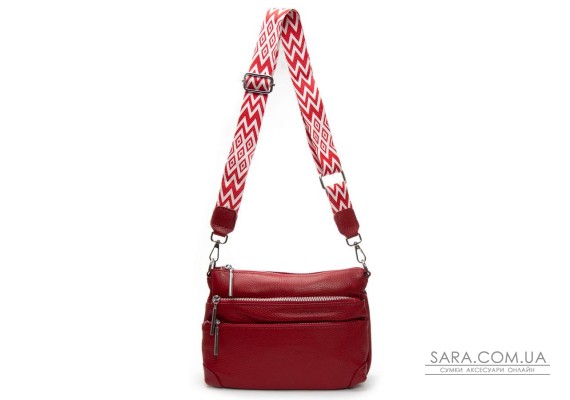 Сумка Шкіряна Жіноча Класична ALEX RAI 8269 wine red