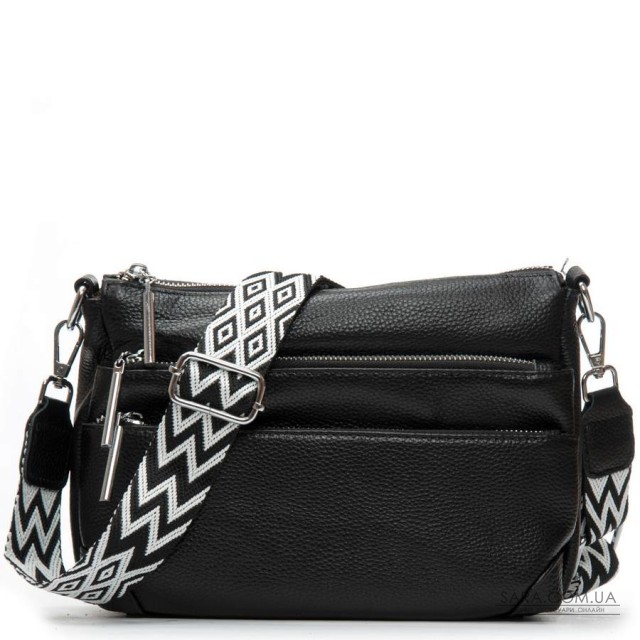 Сумка Шкіряна Жіноча Класична ALEX RAI 8269 black Сумка Шкіряна Жіноча Класична ALEX RAI 8269 black