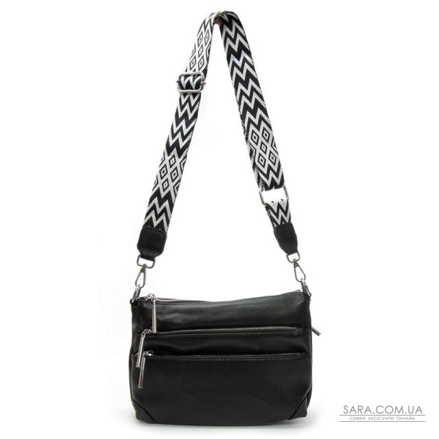 Сумка Шкіряна Жіноча Класична ALEX RAI 8269 black Сумка Шкіряна Жіноча Класична ALEX RAI 8269 black