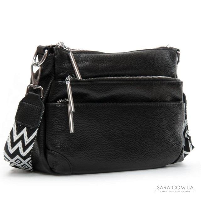 Сумка Шкіряна Жіноча Класична ALEX RAI 8269 black Сумка Шкіряна Жіноча Класична ALEX RAI 8269 black