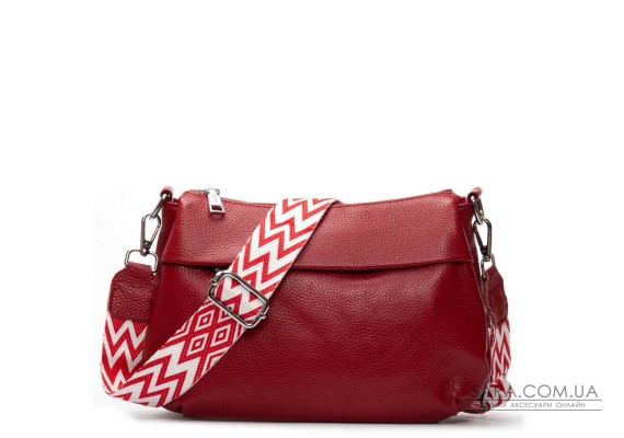 Сумка Шкіряна Жіноча Класична ALEX RAI 6001 wine red