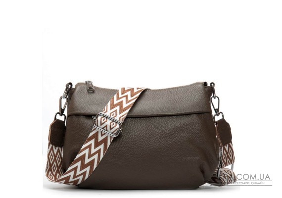 Сумка Шкіряна Жіноча Класична ALEX RAI 6001 dark khaki