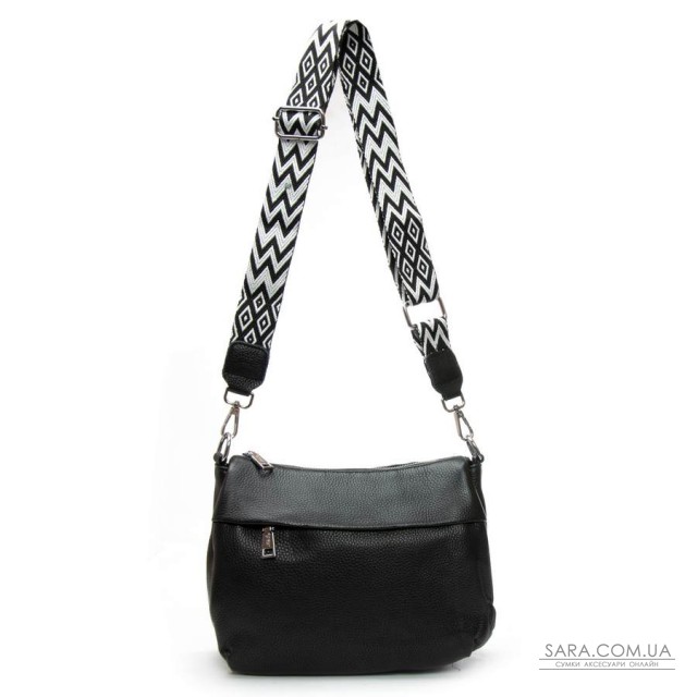 Сумка Шкіряна Жіноча Класична ALEX RAI 6001 black Сумка Шкіряна Жіноча Класична ALEX RAI 6001 black