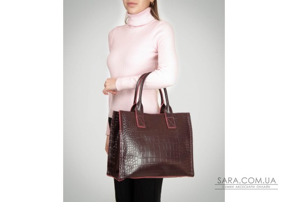 Сумка Шкіряна Жіноча Класична ALEX RAI 8804 brown