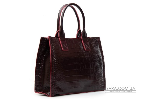 Сумка Шкіряна Жіноча Класична ALEX RAI 8804 bordo
