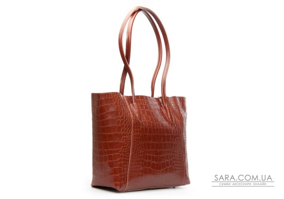 Сумка Шкіряна Жіноча Класична ALEX RAI 9349 camel